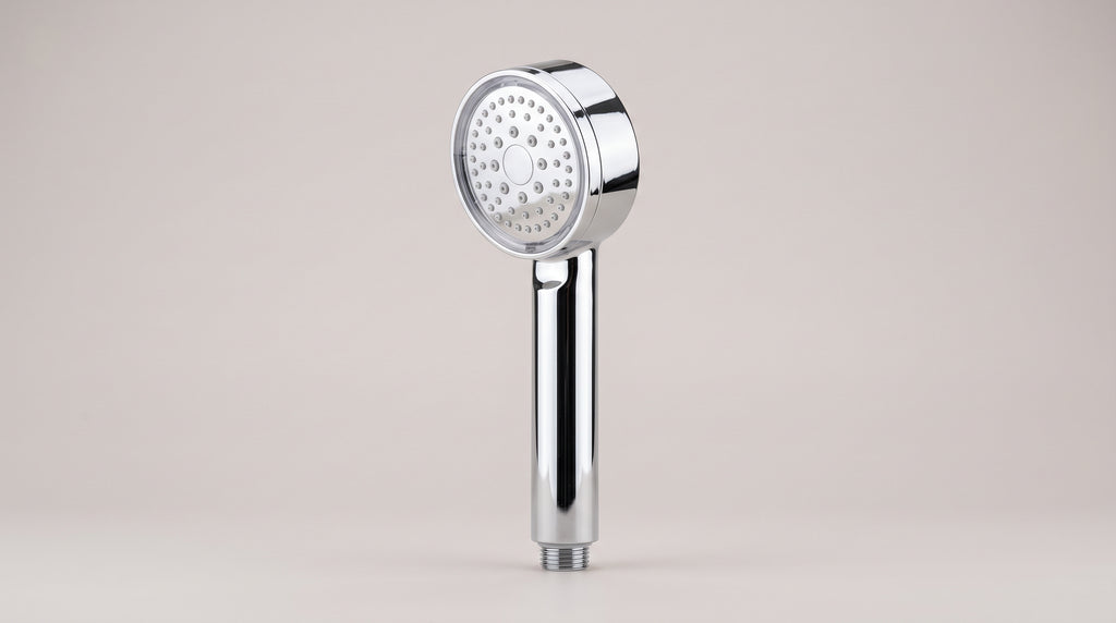 Pommeau filtrant Aurdent chrome, packshot studio